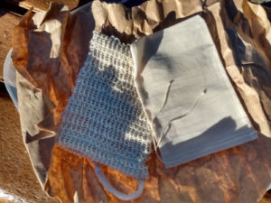 Sisal soap and cotton tea bag